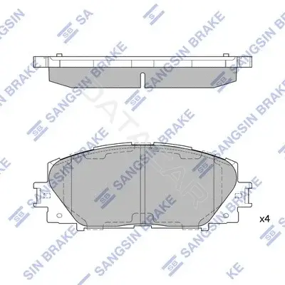 Тормозные колодки Hi-Q SP1377