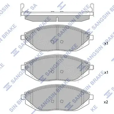 Тормозные колодки Hi-Q SP1392