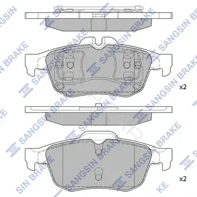 Тормозные колодки Hi-Q SP1396