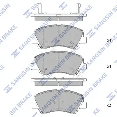 Тормозные колодки Hi-Q SP1399