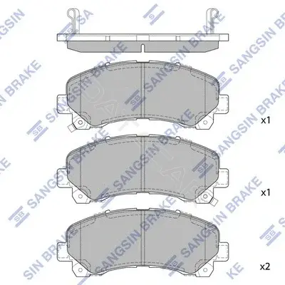 Тормозные колодки Hi-Q SP1409