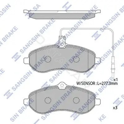 Тормозные колодки Hi-Q SP1415
