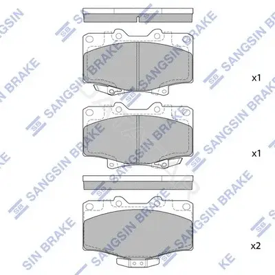 Тормозные колодки Hi-Q SP1420