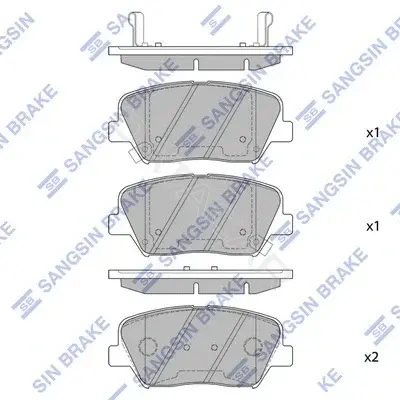 Тормозные колодки Hi-Q SP1424