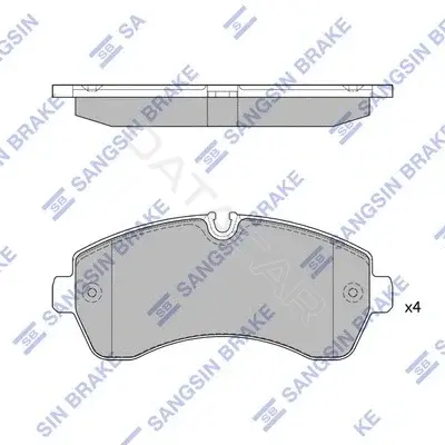 Тормозные колодки Hi-Q SP1425