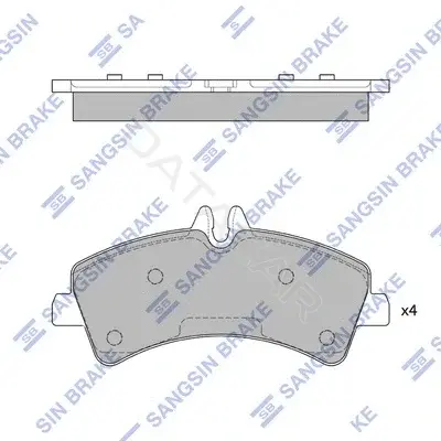 Тормозные колодки Hi-Q SP1426