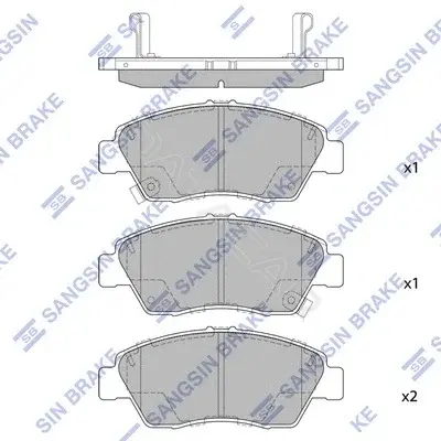 Тормозные колодки Hi-Q SP1435