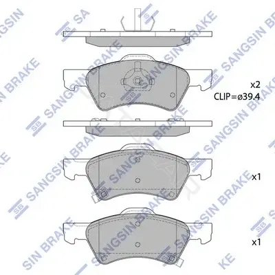 Тормозные колодки Hi-Q SP1440
