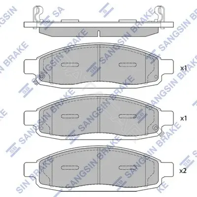 Тормозные колодки Hi-Q SP1446