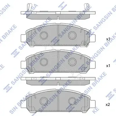 Тормозные колодки Hi-Q SP1454