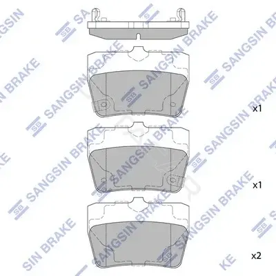 Тормозные колодки Hi-Q SP1457