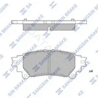 Тормозные колодки Hi-Q SP1458