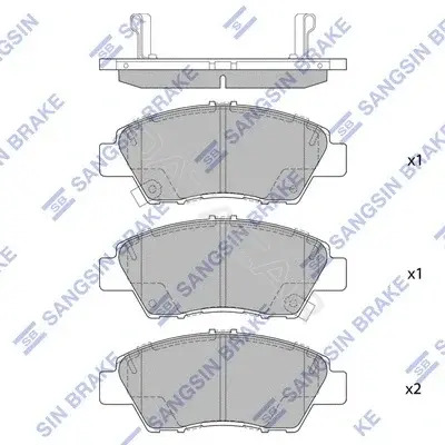 Тормозные колодки Hi-Q SP1463