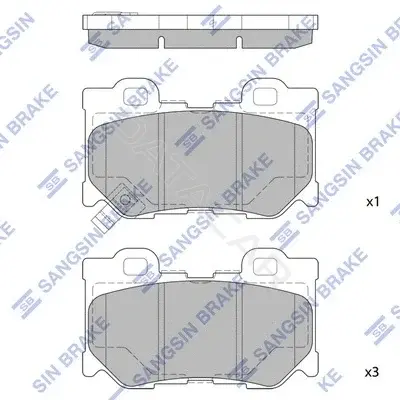 Тормозные колодки Hi-Q SP1472