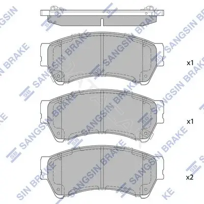 Тормозные колодки Hi-Q SP1475