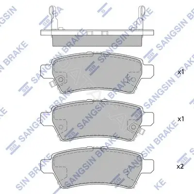 Тормозные колодки Hi-Q SP1477