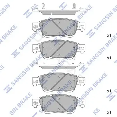 Тормозные колодки Hi-Q SP1478