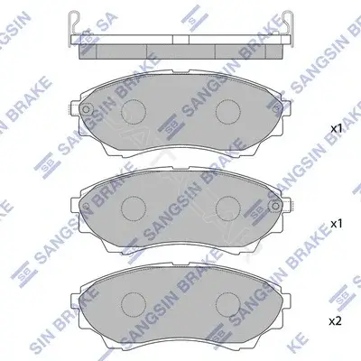 Тормозные колодки Hi-Q SP1479