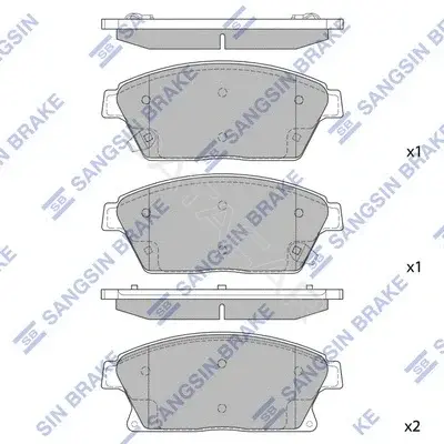 Тормозные колодки Hi-Q SP1480