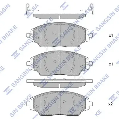 Тормозные колодки Hi-Q SP1481