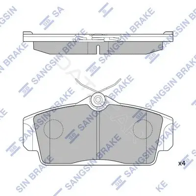 Тормозные колодки Hi-Q SP1482