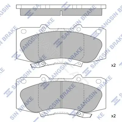 Тормозные колодки Hi-Q SP1484