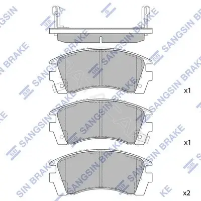 Тормозные колодки Hi-Q SP1488