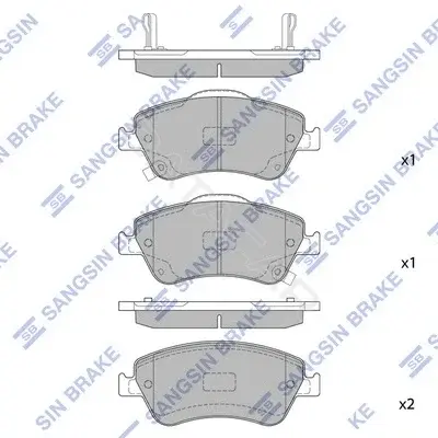 Тормозные колодки Hi-Q SP1500
