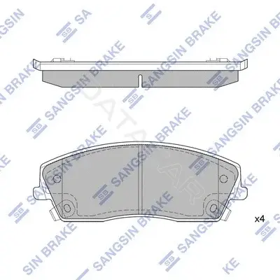 Тормозные колодки Hi-Q SP1507