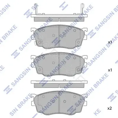 Тормозные колодки Hi-Q SP1529