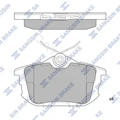 Тормозные колодки Hi-Q SP1531