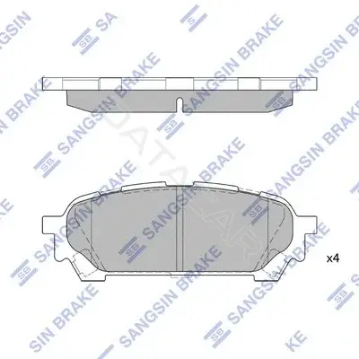 Тормозные колодки Hi-Q SP1532
