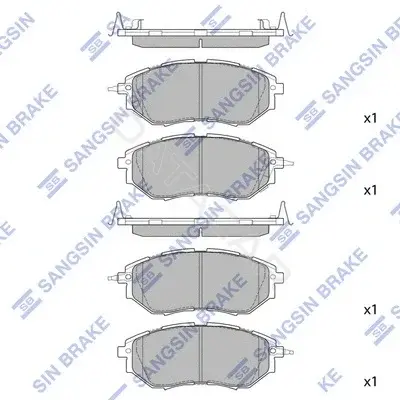 Тормозные колодки Hi-Q SP1534
