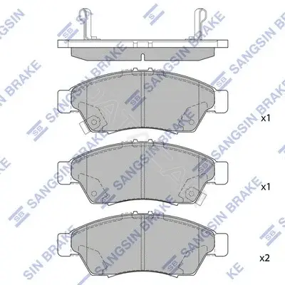 Тормозные колодки Hi-Q SP1541