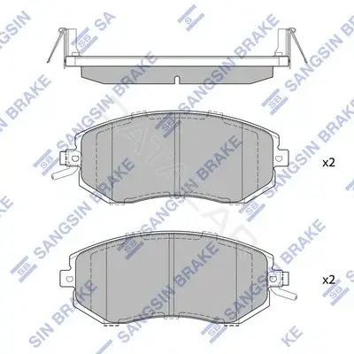 Тормозные колодки Hi-Q SP1553