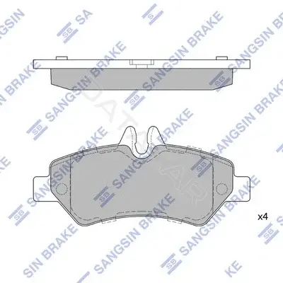 Тормозные колодки Hi-Q SP1562