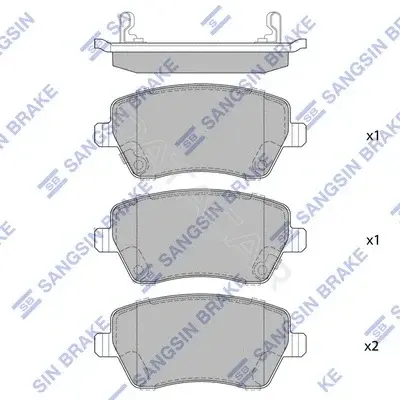 Тормозные колодки Hi-Q SP1564