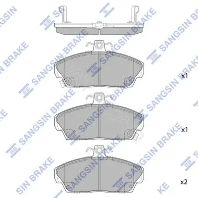 Тормозные колодки Hi-Q SP1571