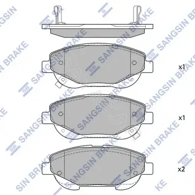 Тормозные колодки Hi-Q SP1579