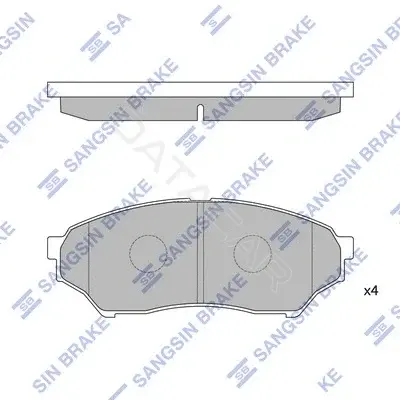 Тормозные колодки Hi-Q SP1585
