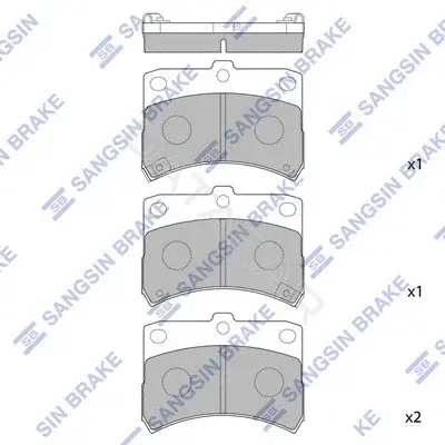 Тормозные колодки Hi-Q SP1594