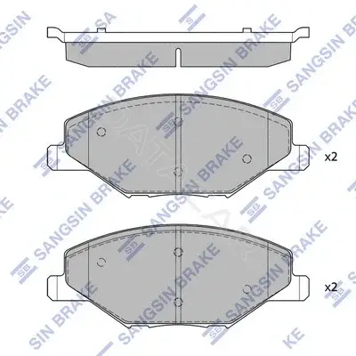 Тормозные колодки Hi-Q SP1595