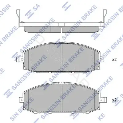 Тормозные колодки Hi-Q SP1599