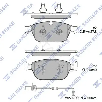 Тормозные колодки Hi-Q SP1694