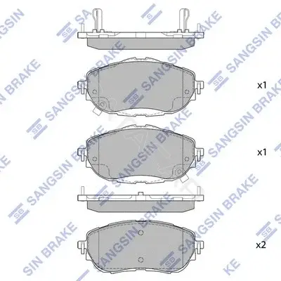 Тормозные колодки Hi-Q SP1700