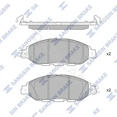 Тормозные колодки Hi-Q SP1713