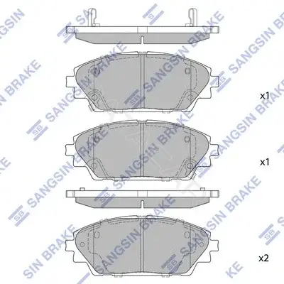 Тормозные колодки Hi-Q SP1729
