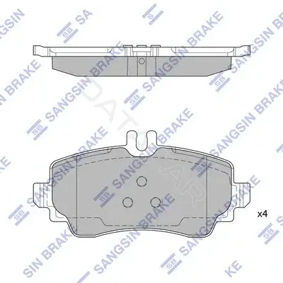 Тормозные колодки Hi-Q SP1744