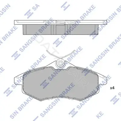 Тормозные колодки Hi-Q SP1747