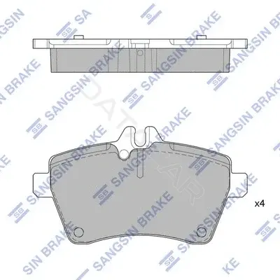 Тормозные колодки Hi-Q SP1749